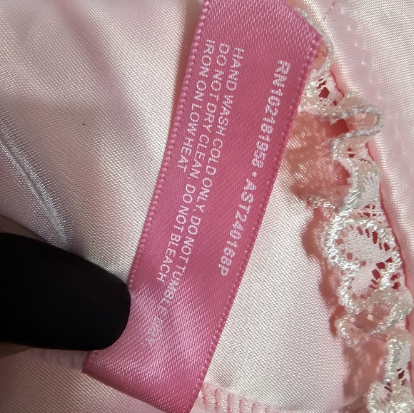 Pink Satin Corset Top Sugar Thrillz DollsKill Size 1x - Picture 7 of 7